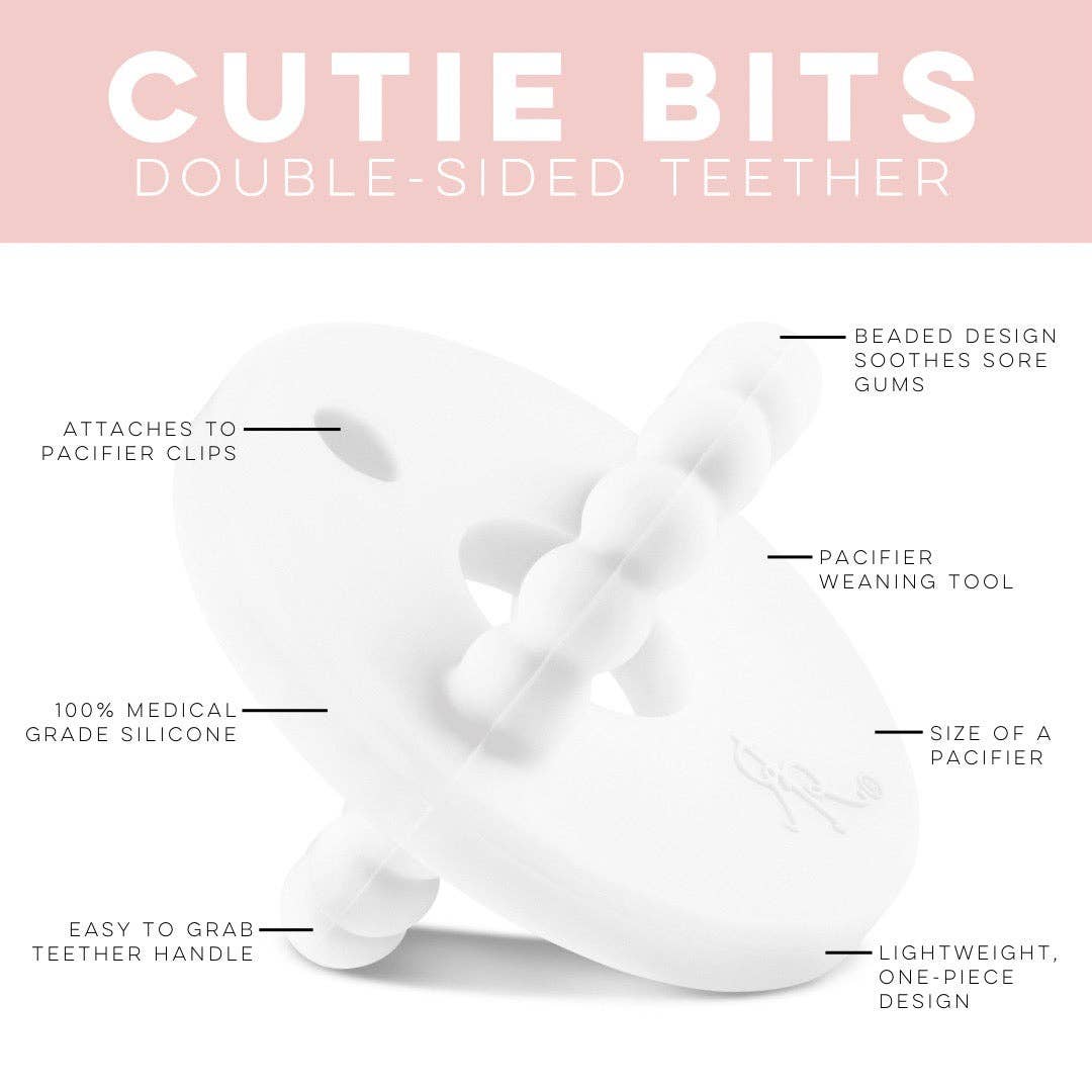 Double-Sided Silicone Teether – Safe, Soothing, and Developmental Aid for Babies