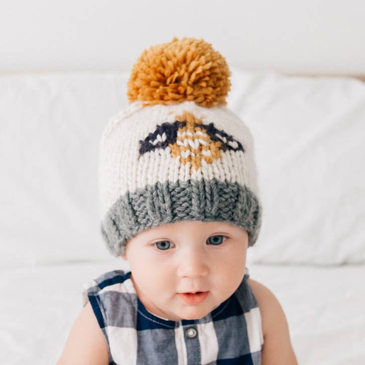 Bumblebee Knit Beanie Hat