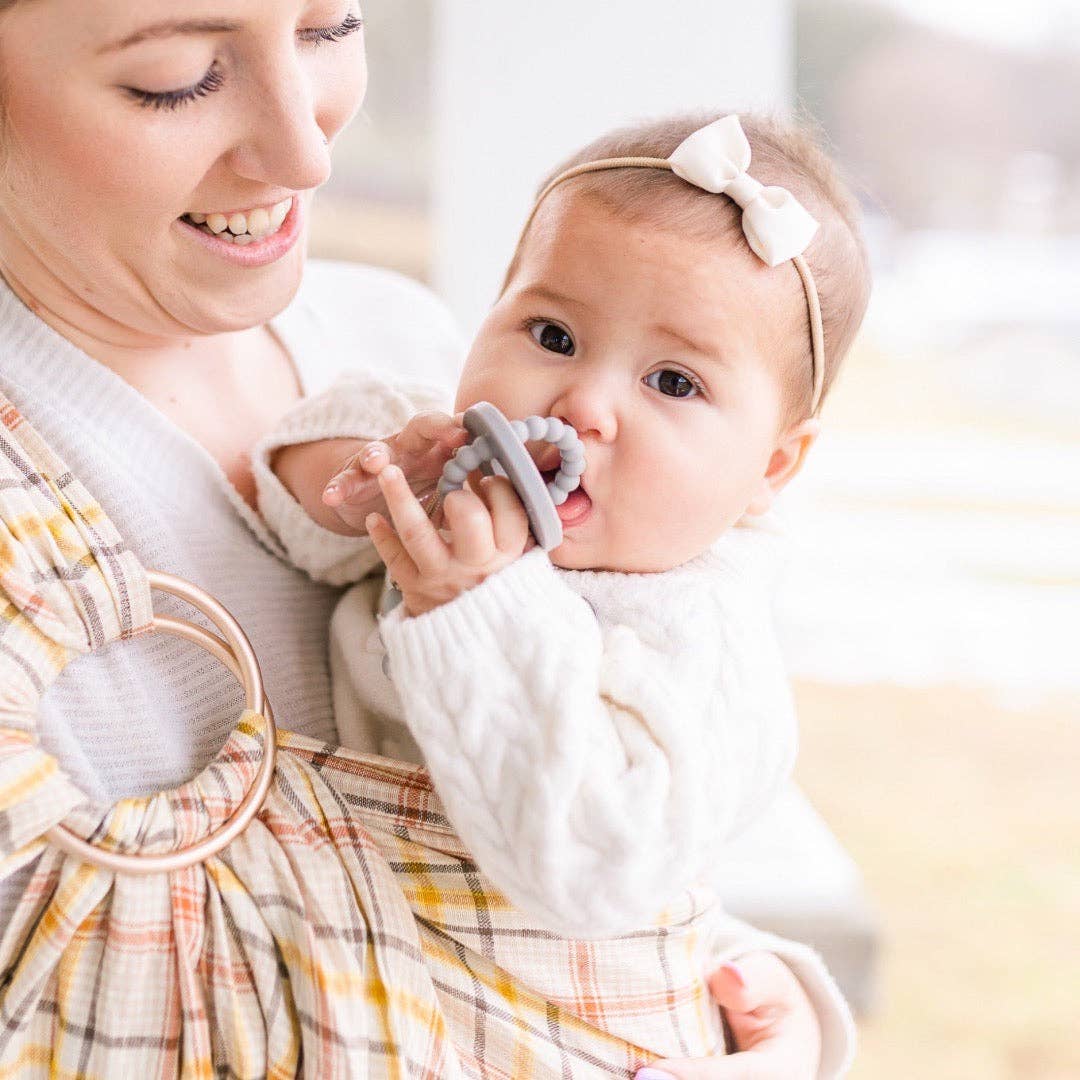 Double-Sided Silicone Teether – Safe, Soothing, and Developmental Aid for Babies