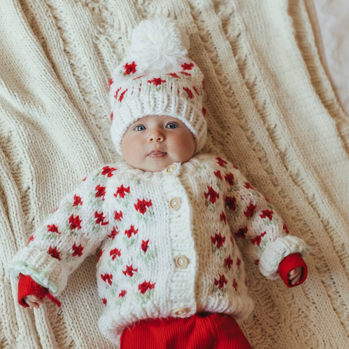 Bitty Blooms Holiday Beanie Hat Baby & Kids