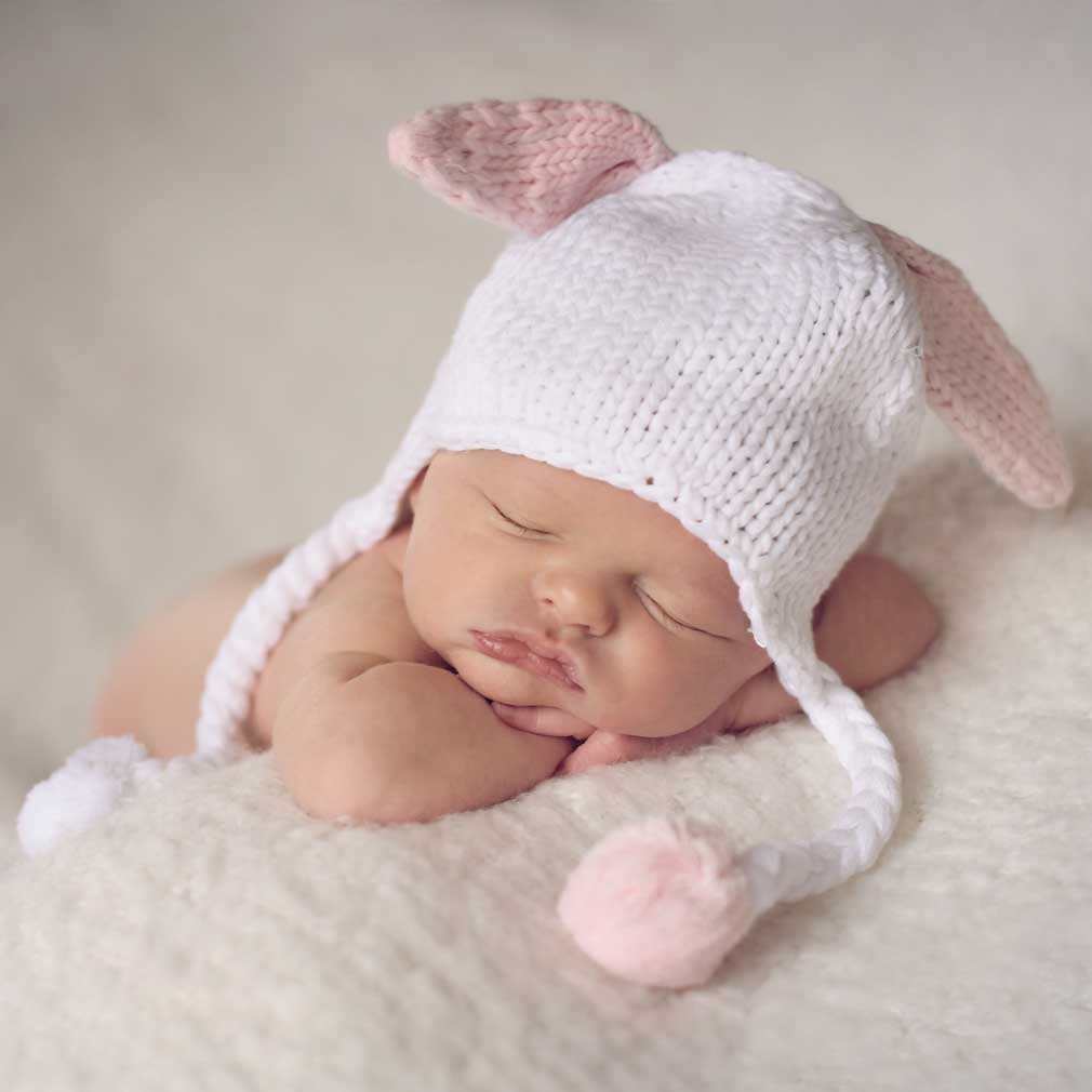 Hugbunny Pink Beanie Hat