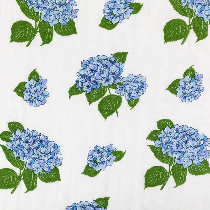 Hydrangeas Unisex Swaddle Blanket