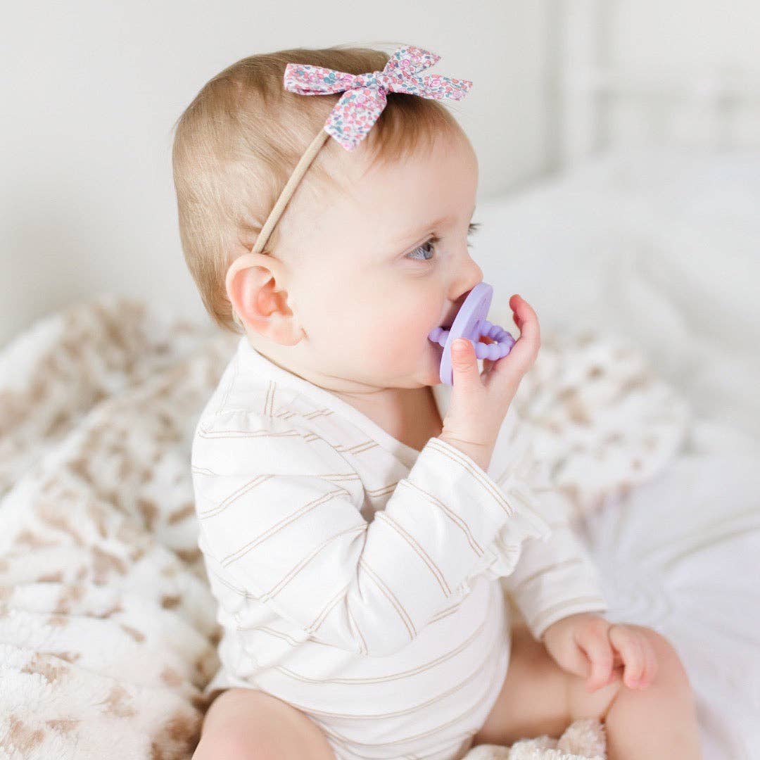 Double-Sided Silicone Teether – Safe, Soothing, and Developmental Aid for Babies