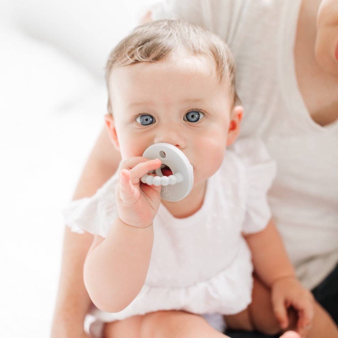 Double-Sided Silicone Teether – Safe, Soothing, and Developmental Aid for Babies