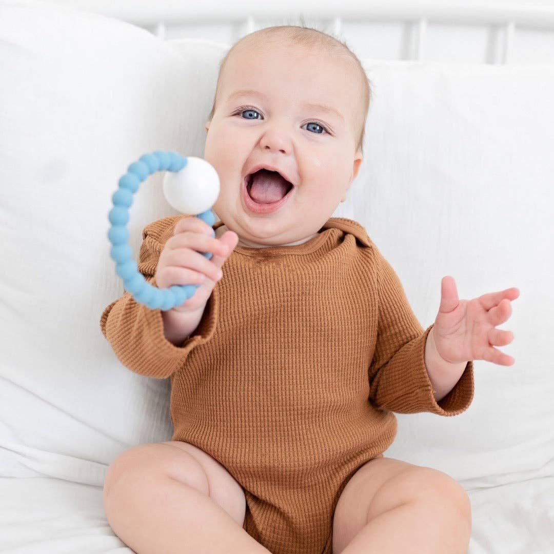 Cutie Teether – 2-in-1 Baby Teether & Rattle, Safe and Non-Toxic Design