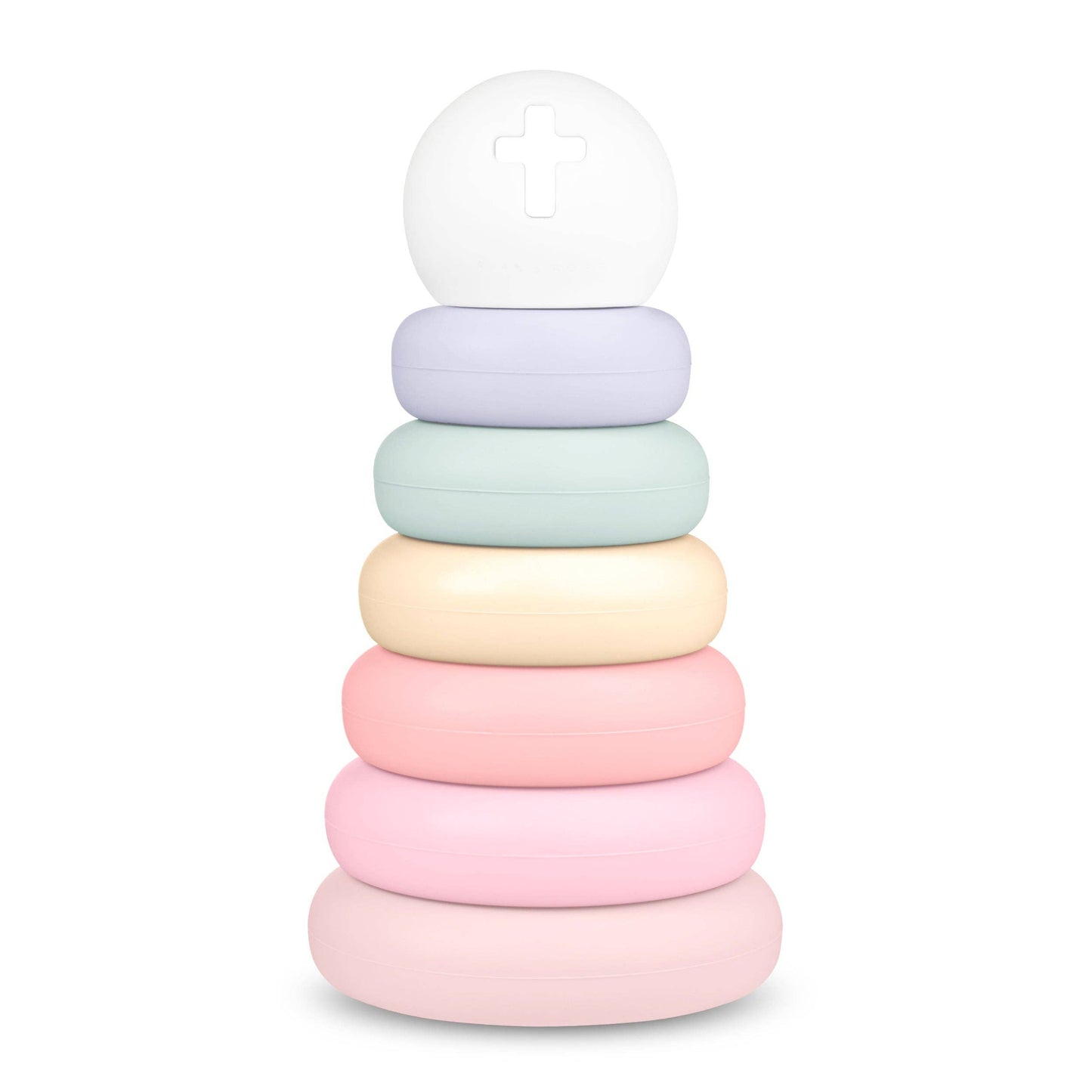 Silicone Cross Stacker Toy – Faith-Inspired, Developmental, and Stylish Baby Gift