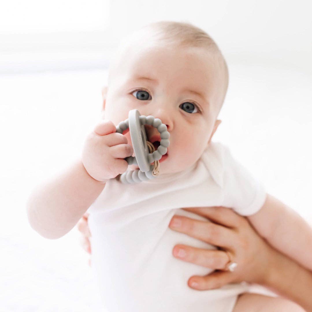 Double-Sided Silicone Teether – Safe, Soothing, and Developmental Aid for Babies