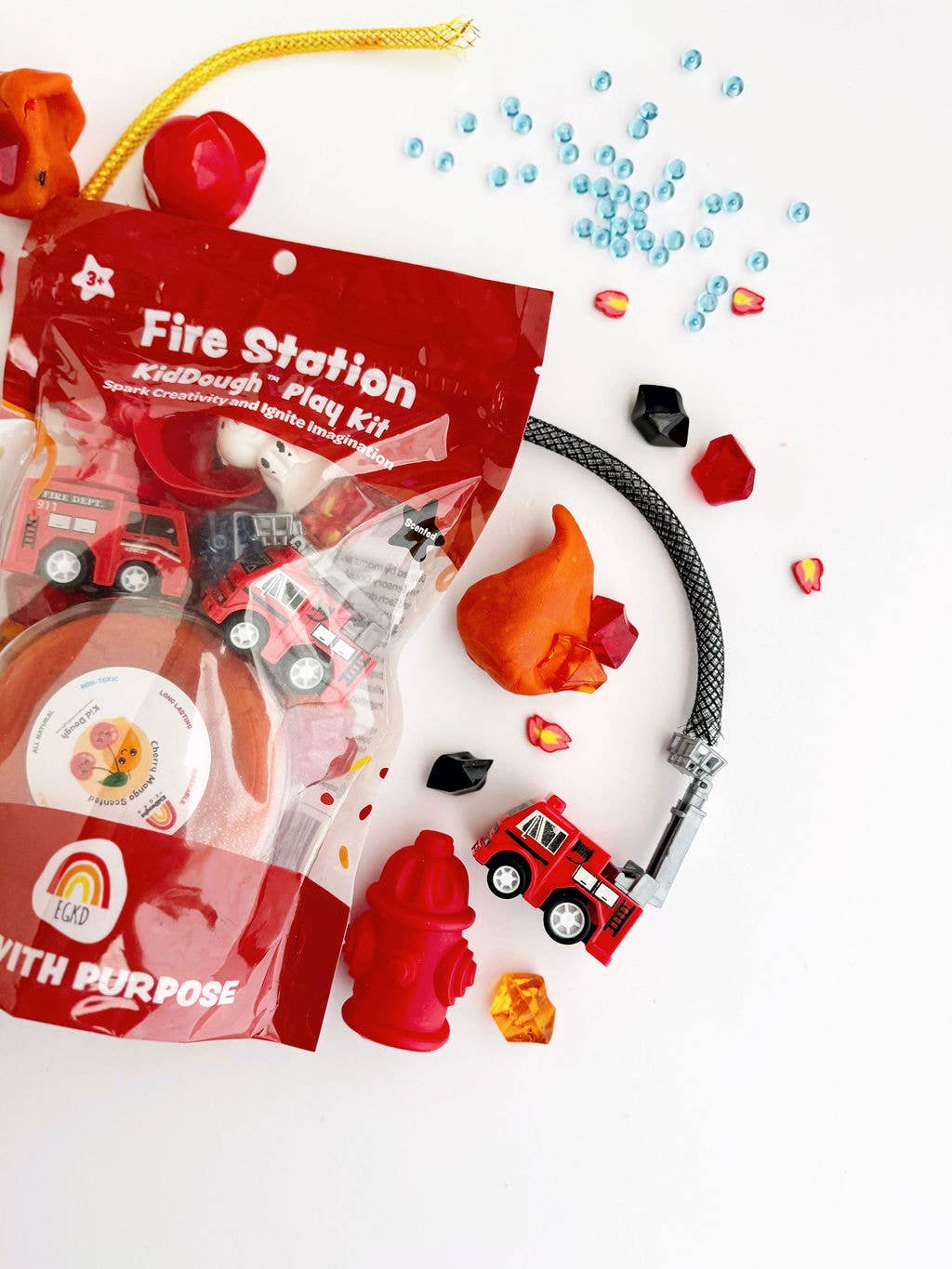 Fire Station (Cherry Mango) KidDough Play Kit