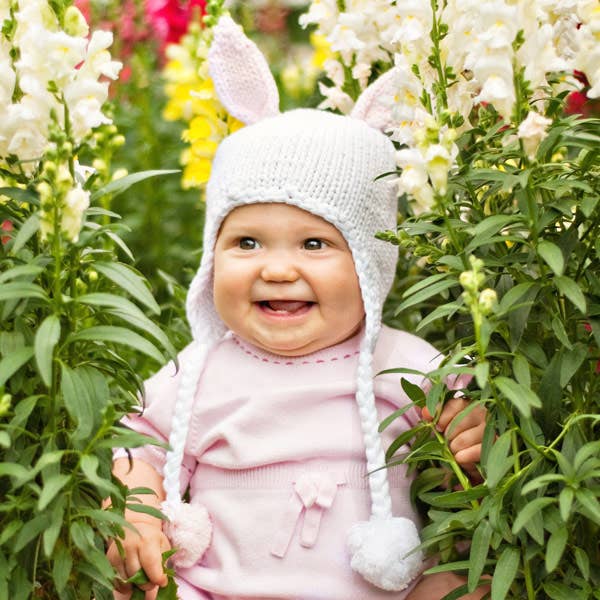 Hugbunny Pink Beanie Hat